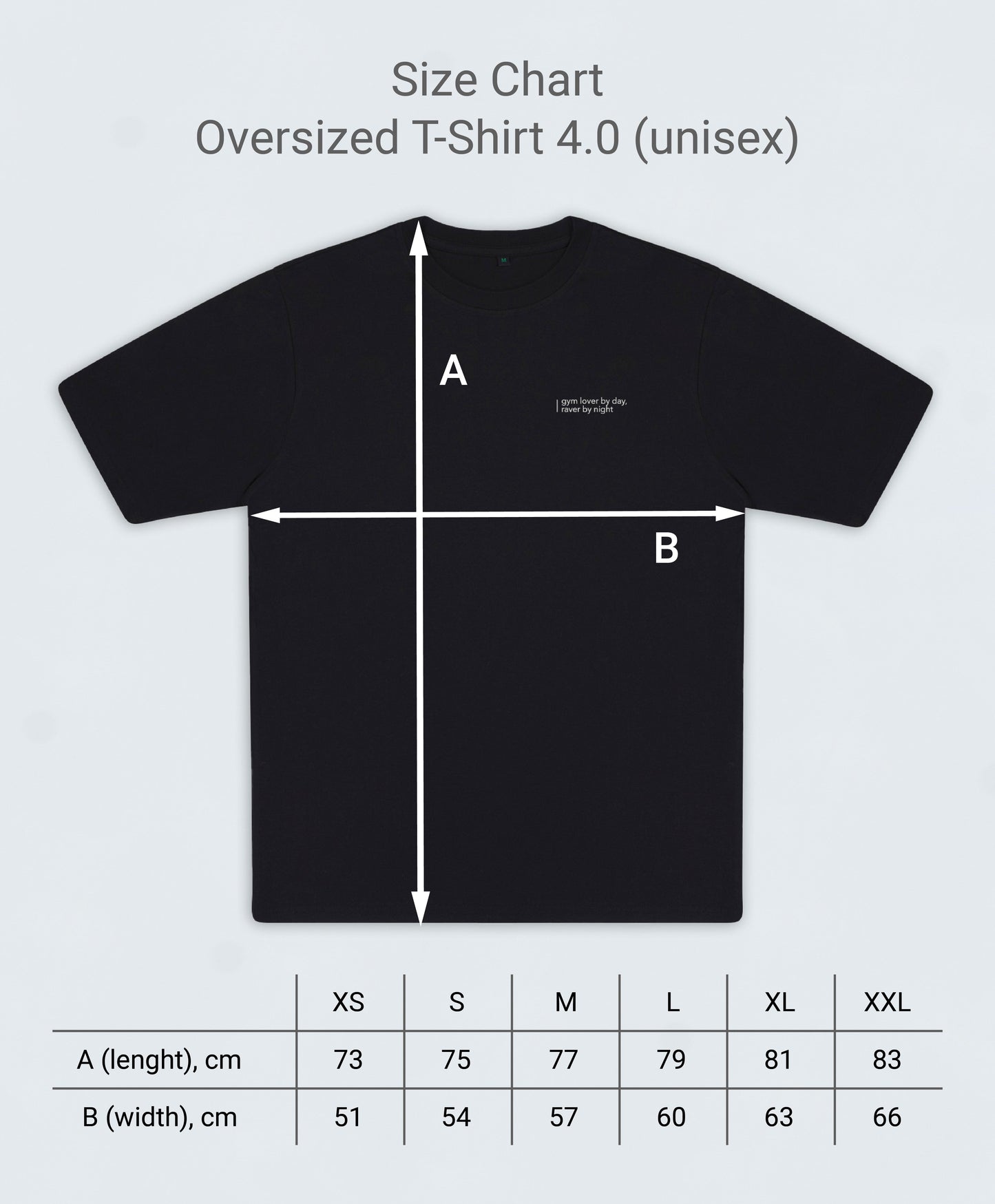 RAVE Oversized T-Shirt 4.0 ▽ unisex △ | black