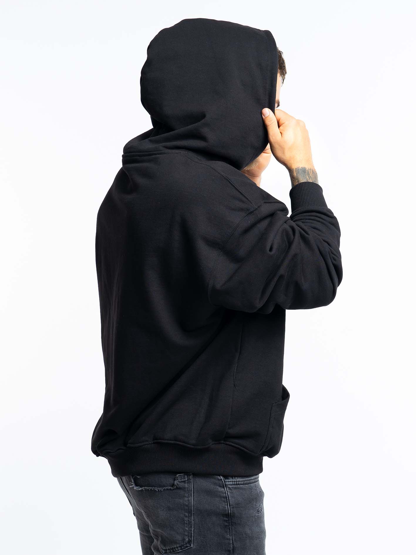 GYMRAVER Oversized Hoodie | black