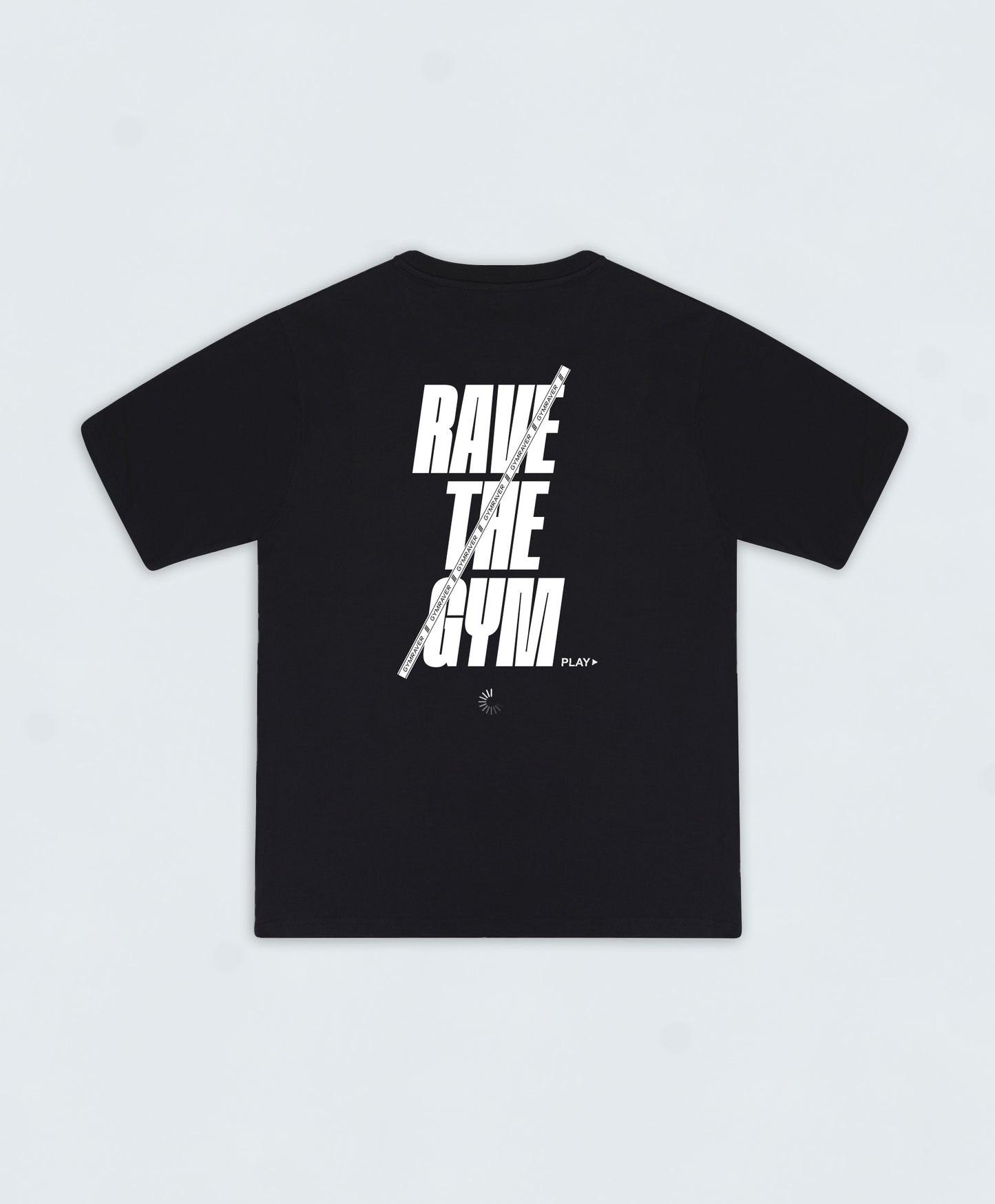 RAVE the GYM Oversized T-Shirt 4.0  ▽ unisex △ | black