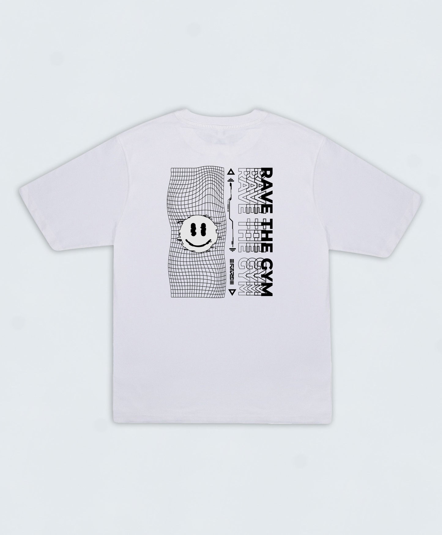 SMILE Oversized T-Shirt 4.0  ▽ unisex △ | white