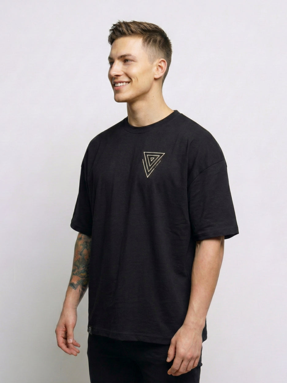 OVERSIZED T-SHIRT X.X [TRYNITY Edition] ▽ unisex △ | frosted black