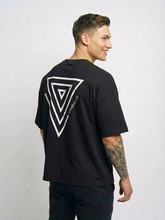 OVERSIZED T-SHIRT X.X [TRYNITY Edition] ▽ unisex △ | frosted black