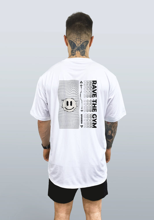 SMILE Oversized T-Shirt 4.0  ▽ unisex △ | white