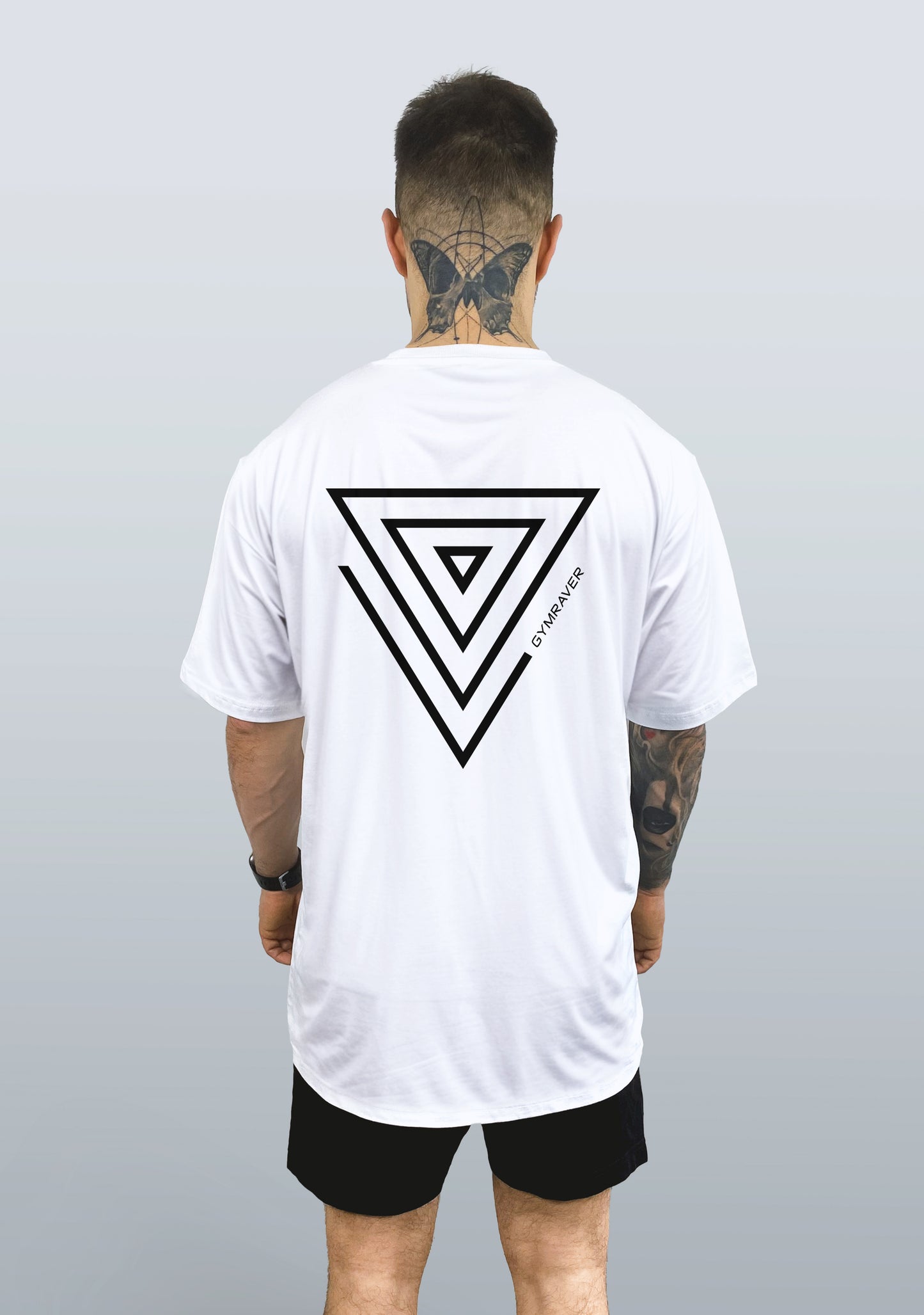 TRYNITY Oversized T-Shirt 4.0  ▽ unisex △ | white