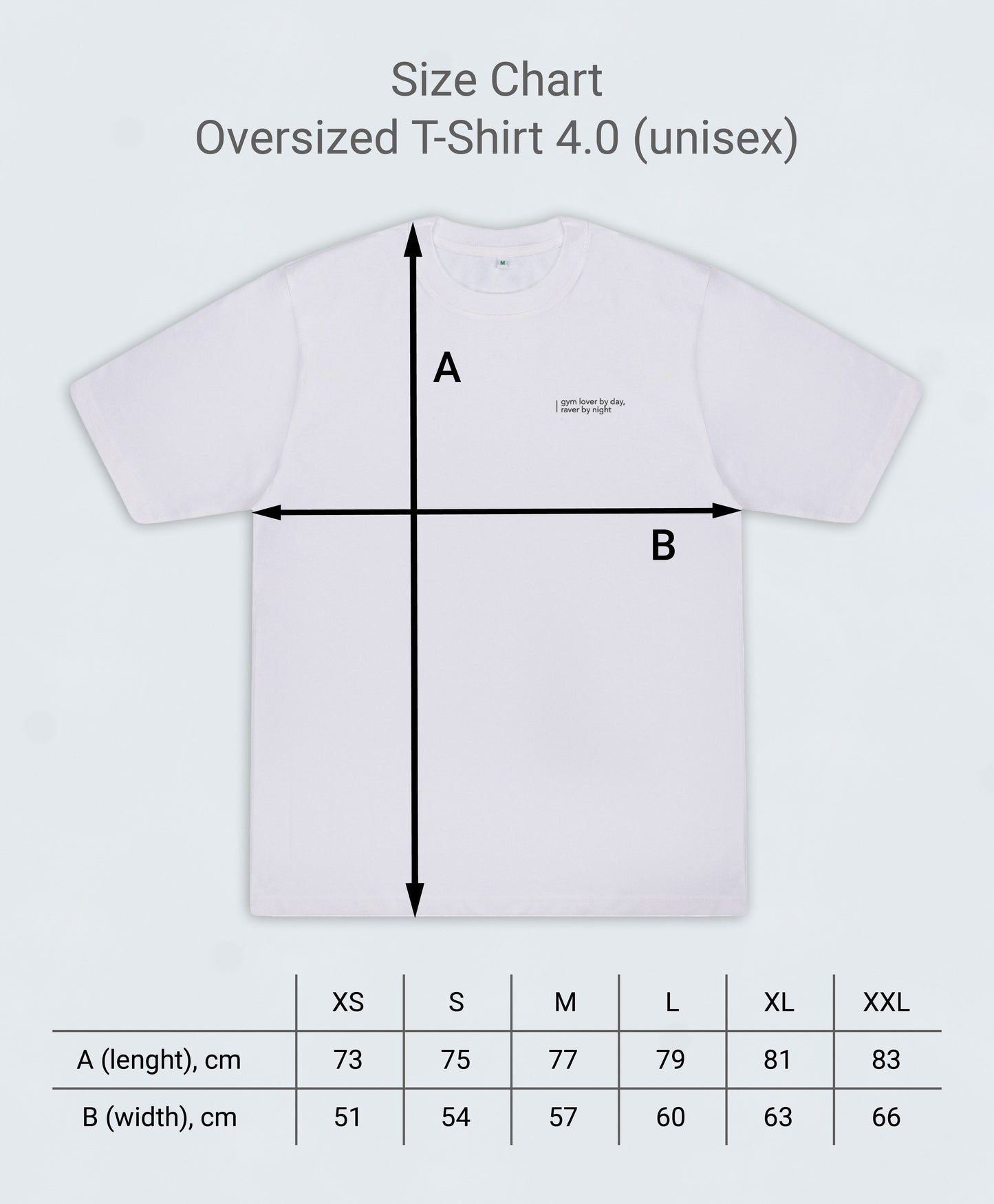 TRYNITY Oversized T-Shirt 4.0  ▽ unisex △ | white