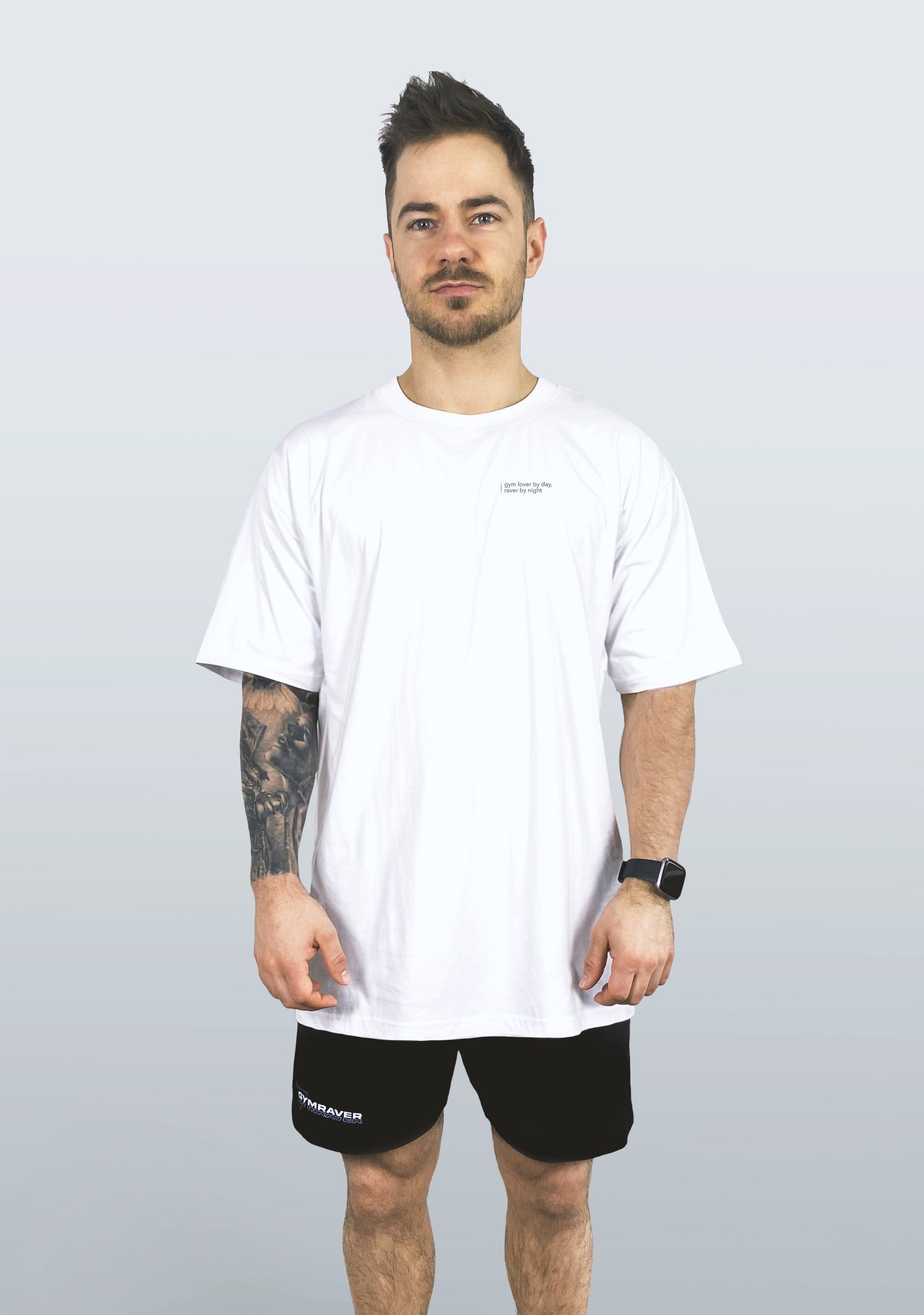 TRYNITY Oversized T-Shirt 4.0  ▽ unisex △ | white