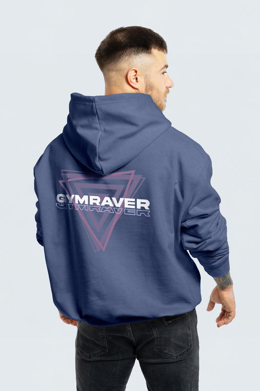 Heavy Oversized Hoodie 2.0 TRYNITY 2024  | vintage blue ▽ unisex △