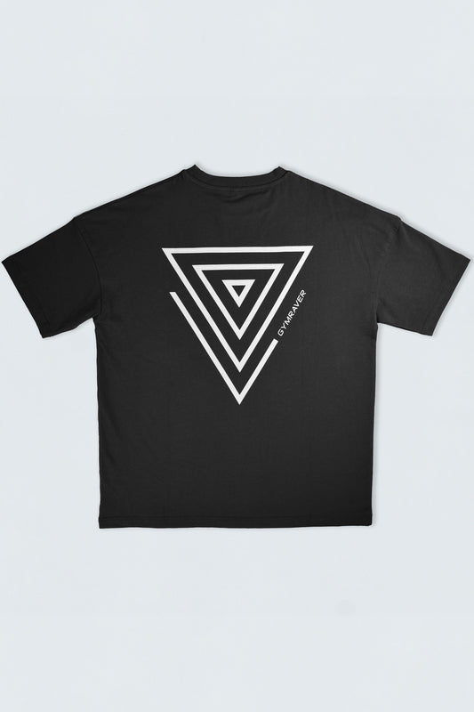 OVERSIZED T-SHIRT X.X [TRYNITY Edition] ▽ unisex △ | frosted black