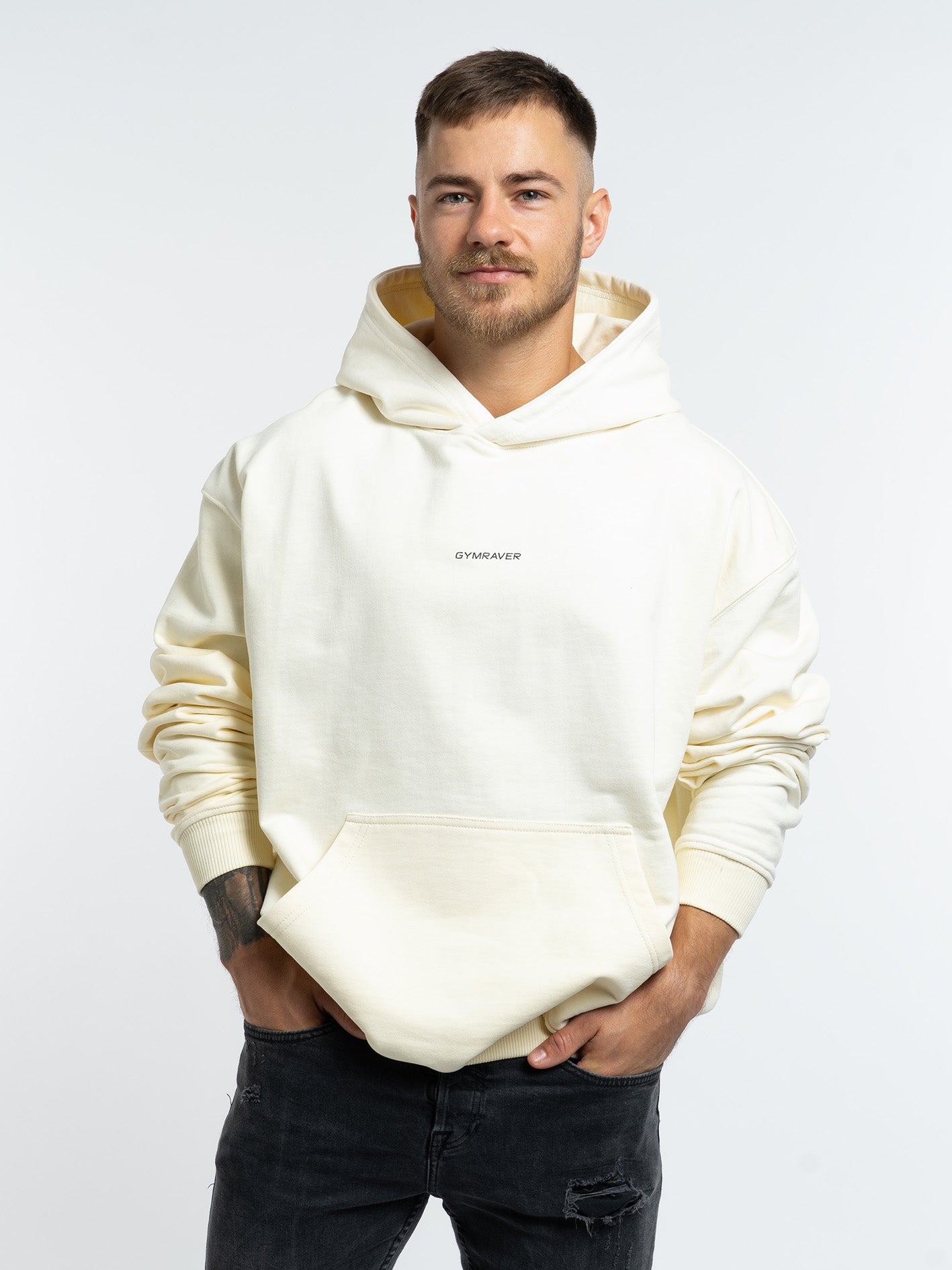 TRYNITY Oversized Hoodie | vanilla ice-cream