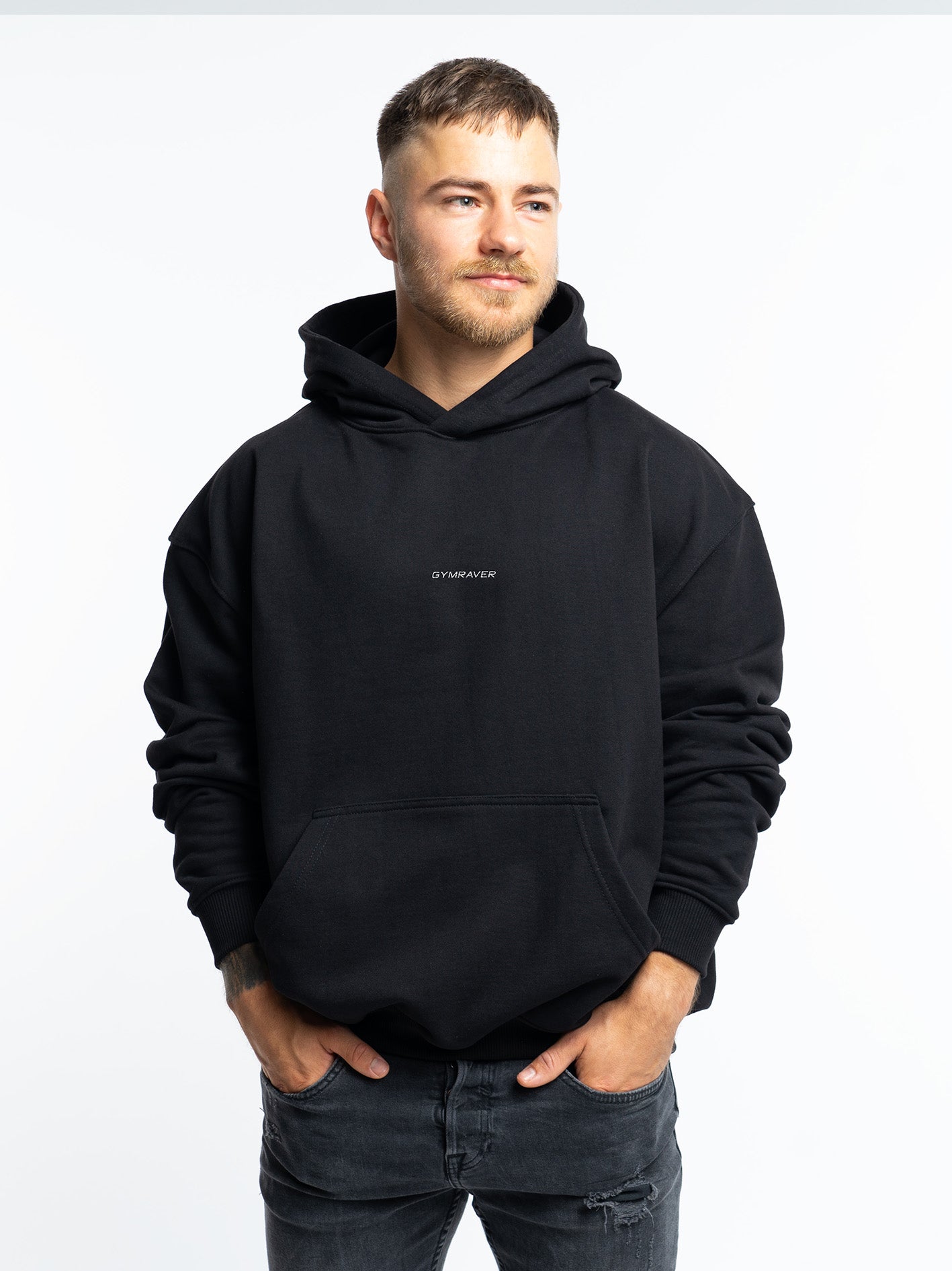 TRYNITY Oversized Hoodie | black