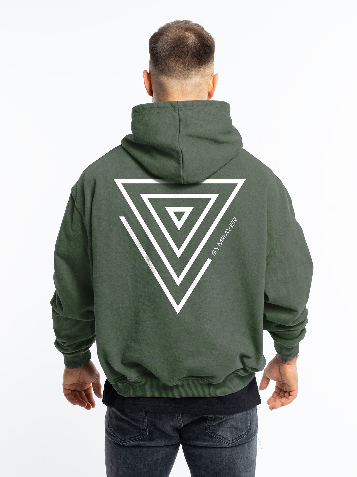 TRYNITY Oversized Hoodie | olive green