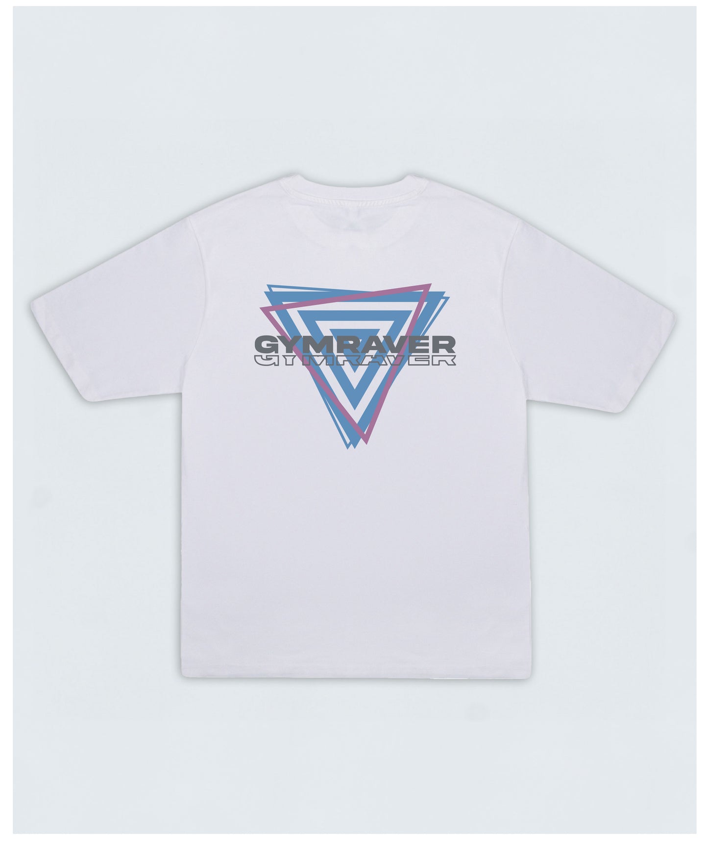 TRYNITY-2024 Oversized T-Shirt 4.0  ▽ unisex △ blue | white